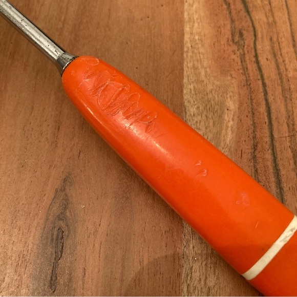 Vintage probus Orange and Tan Nylon Cooking Spoon - Picture 3 of 9